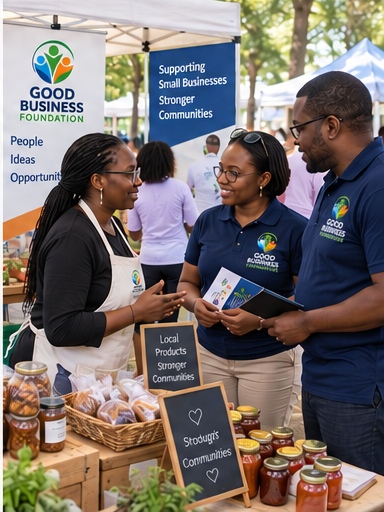 Community members gathered at an GBF-supported local event